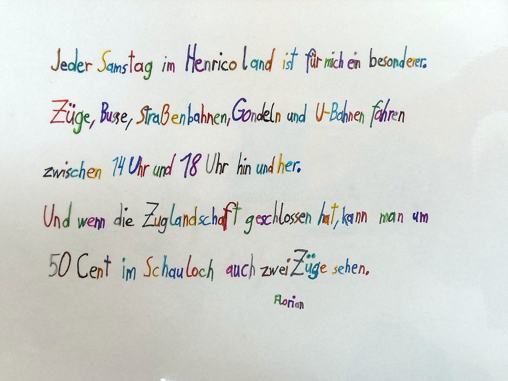 Textflorian Brief an das Museum